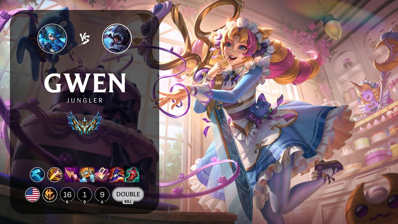 Gwen Jungle vs Talon - NA Challenger Patch 13.24