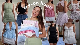 summer pinterest board in real life *try-on haul* 🛍 ft. Princess Polly (+ discount code!)