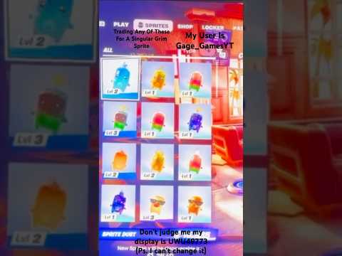 Trading For Grim Sprite Any Variety...