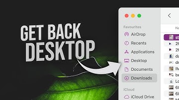 How to Add Desktop in Favorites on Finder (tutorial)