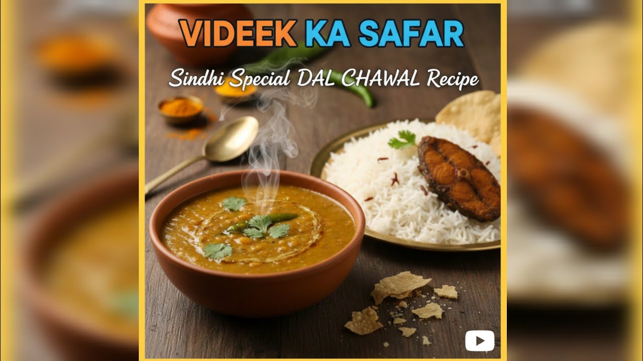 Vlog 66| सिंधी traditional दाल चावल | Sindhi dal chawal recipe | Tur Dal Chawal recipe | Sindhi food