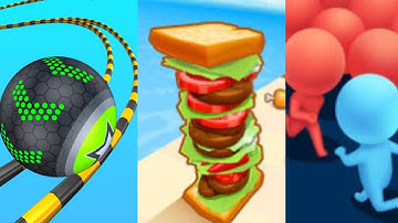 Going Balls level - 454 | Sandwich Runner level - 205 | Count Master level - 311 | Games All Levels