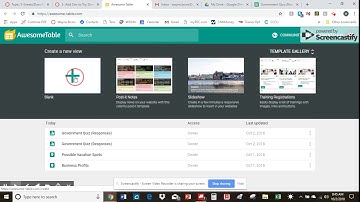 Sheets/Docs Add-ons Video Tutorial for Awesome Tables (Wayne Bruns)