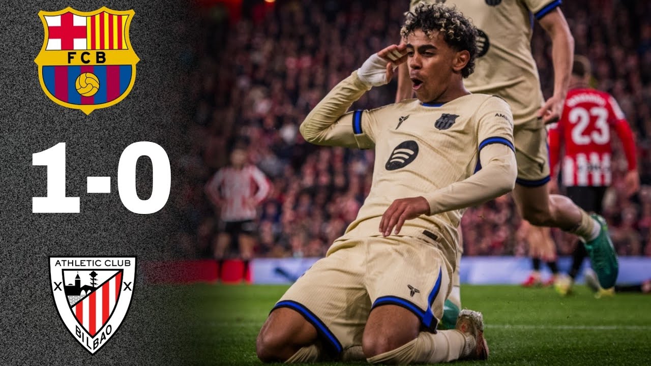 Yamal Goal 🔥| Barcelona vs Athletic club (1-0) Full match highlights| #yamal #barcelona 
