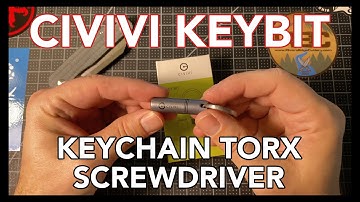 Civivi Knives KeyBit Keychain Screwdriver Tool for EDC 4K overview