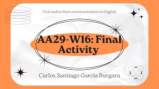 AA29-W16: Final Activity