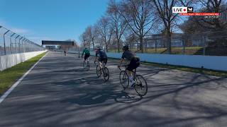 Cervélo Road Bicycle Racer On FI Race Track Montreal - 25000kbps Livestream Test