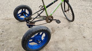 How to make a drift bicycle at home