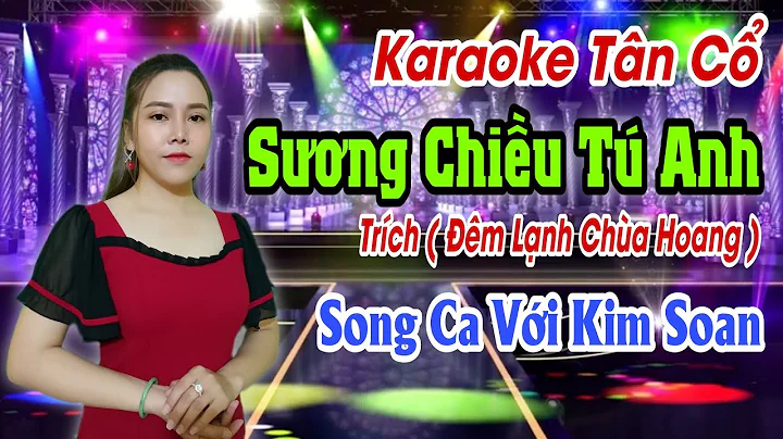 Karaoke Sương Chiều Tú Anh | Đêm Lạnh Chùa Hoang | Thiếu Giọng Nam | Song Ca Với Kim Soan