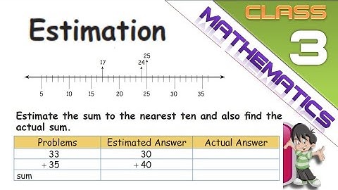 Estimation - III Std Mathematics - Term 1 Class 3