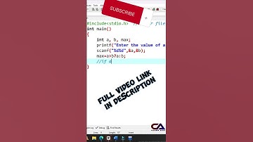 C Language Program | 5. Program of Ternary Operator | Shorts | Dev- C++ | Anyone can code|@CoderAkki