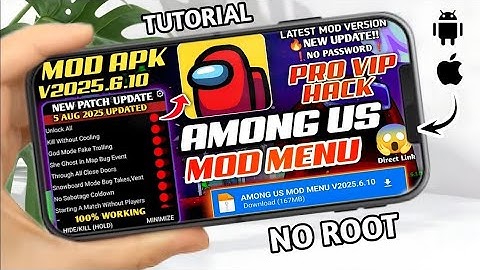 Among Us Mod Menu APK 2025 for Android/iOS [NO ROOT] | ✅How to Install and Use | Full Tutorial