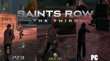 Saints Row: The Third - PS3 vs Xbox 360 vs PC