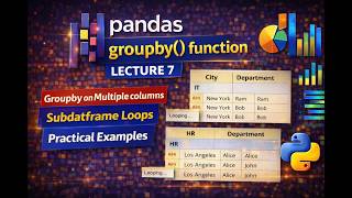 Pandas GroupBy on Multiple Columns | Loop Through SubDataFrames | Lecture 7 (Real Examples)