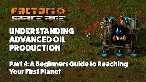 Understanding Advanced Oil Production in Factorio Space Age | A Beginners Guide Part 4