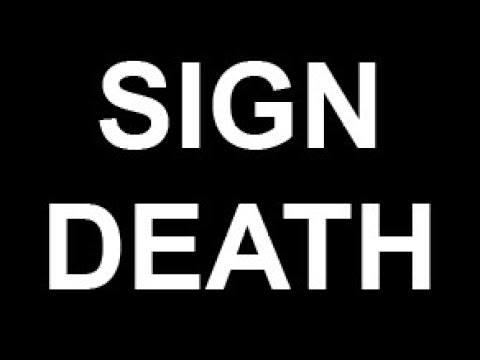Sign Death