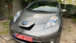 Nissan Leaf 2016 рік ,30 kwt ! Знайомство ! Здивування ! Економія !