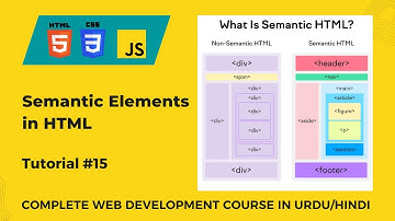 Semantic Elements in HTML | Semantic Tags in HTML | Web Development Tutorial #15