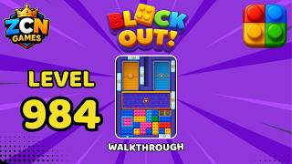 Block Out Level 984 Walkthrough | Full Solution