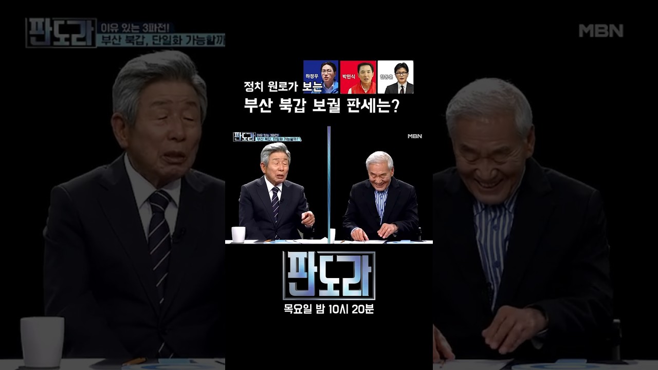 하정우 vs 박민식 vs 한동훈, 부산 북갑 판세는? #판도라 #부산북갑 #판세 [판도라 420회]
