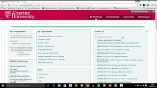 How to Access the Blackboard Content Collection