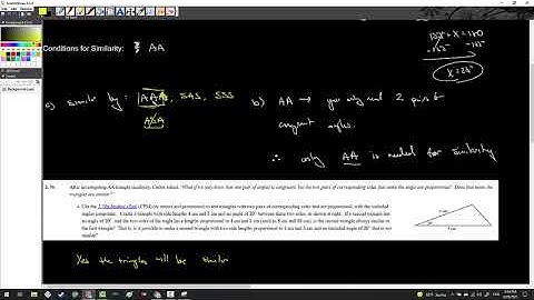 Chapter 2 3 1 Conditions for Triangle Similarity