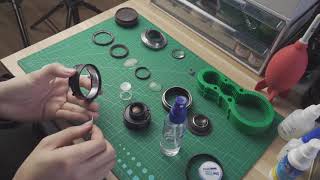 olympus 奥林巴斯 50mm f1.8 镜头清灰除霉 lens cleaning