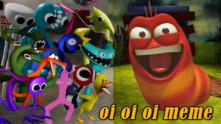 FNF Friends To Your End but oi oi oi red larva MEME vs Rainbow Friends Ch.2 -Friday Night Funkin'