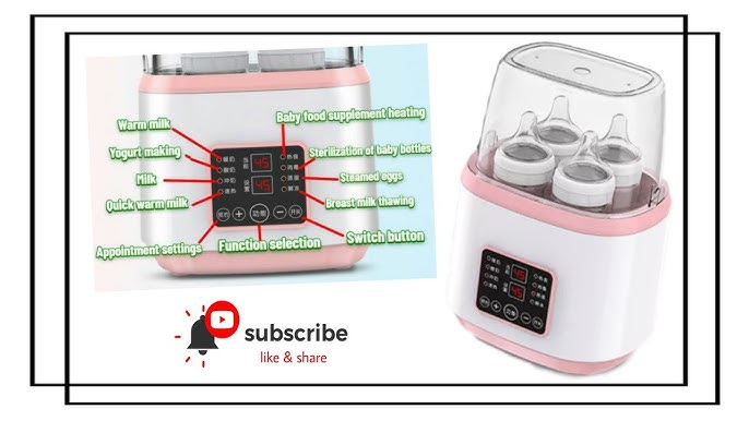 Quark - QUOOK: Baby Food Maker, Bottle Warmer and Sterilizer