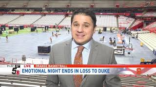 CBS5 Sportscast- Syracuse falls to Duke after tragic week