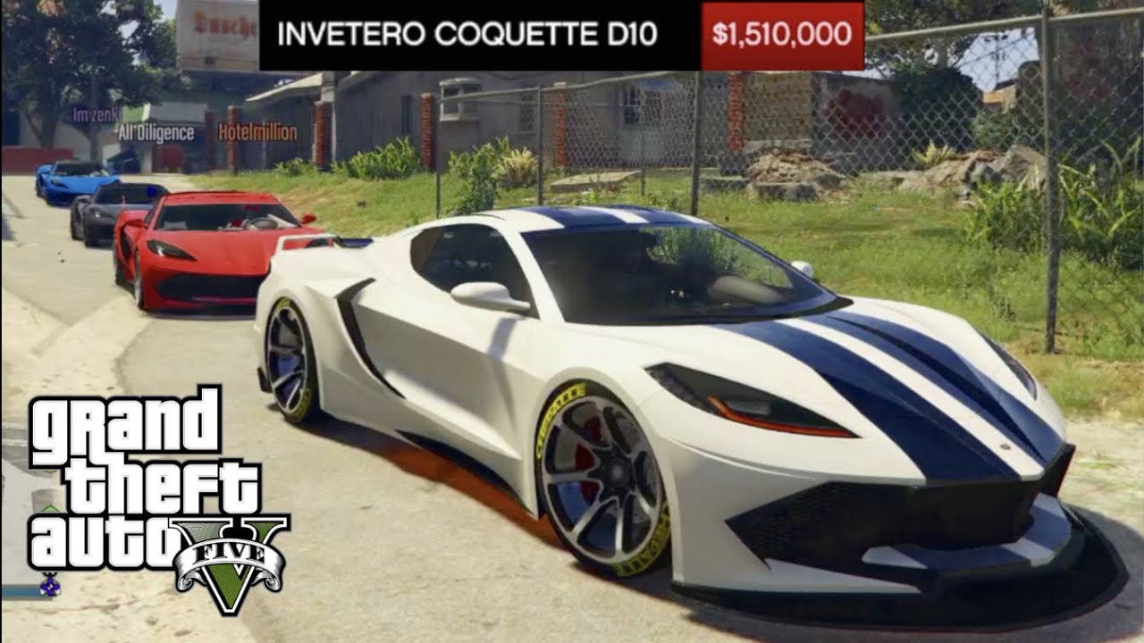 GTA 5 - NEW C8 Invetero Coquette D10 Cruise!! They ADDED NEW