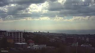 Timelapse Sochi - 1 Day In 1 Minute. 02.10.2018