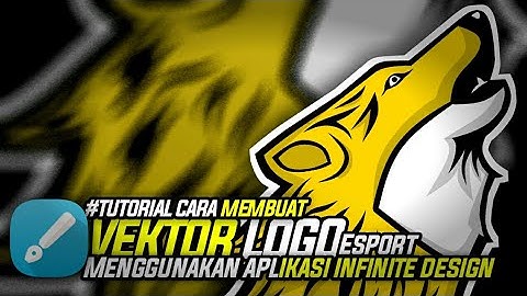 Tutorial Cara Membuat Vektor Logo esport Menggunakan Aplikasi Infinite design.