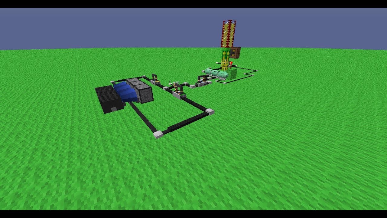 Minecraft Electrical age, Steam and Gas turbine generator showcase