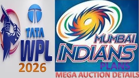 WPL 2026 MEGA AUCTION MUMBAI INDIANS PLANS