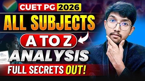 CUET PG 2026 Preparation Strategy 🔥 A to Z Paper Analysis Revealed! | IFAS