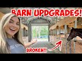 Horse barn upgrades