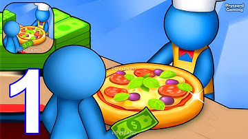 Pizza Shop: Idle Pizza Games - Gameplay Walkthrough Part 1 Stickman Pizza Ready Shop Manager