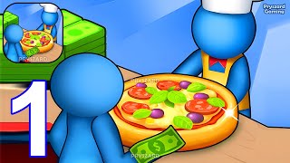 Pizza Shop: Idle Pizza Games - Gameplay Walkthrough Part 1 Stickman Pizza Ready Shop Manager screenshot 5