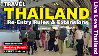 thailand visa rules | how & where to extend tourist visa | get re-entry permit #livelovethailand