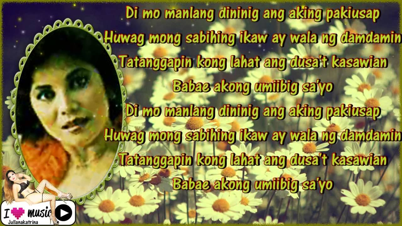 Eva Eugenio   Babae Ako W   Lyrics