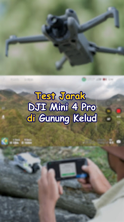 Tes jarak DJI Mini 4 Pro di Gunung Kelud nih Sob. Kira-kira bisa tembus sampai berapa meter ya?