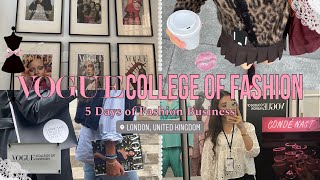 Vogue College of Fashion Vlog 📚 Fashion Business Course in London.