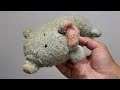 【洗濯】15年前に生まれたゾウちゃんを洗ってみた【ぬいぐるみ】