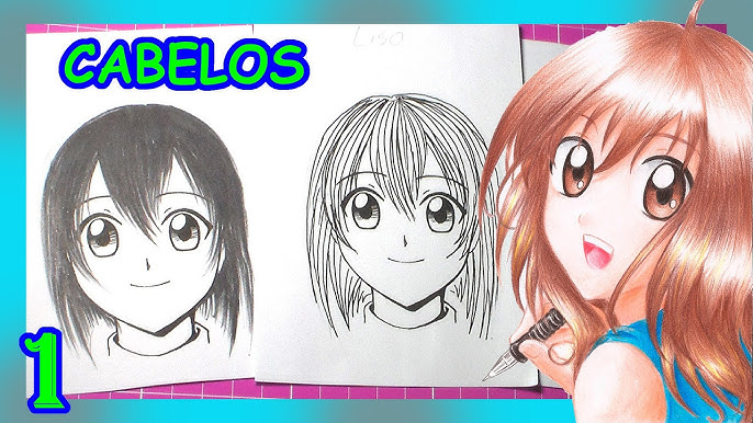 A impressão mudará! Como desenhar o cabelo das meninas?  MediBang Paint -  the free digital painting and manga creation software