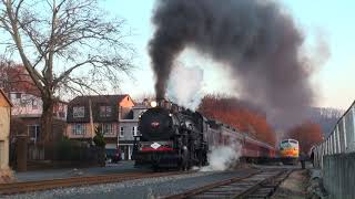 Central Railroad of New Jersey 113 steam train (clip) @TheYardGoat