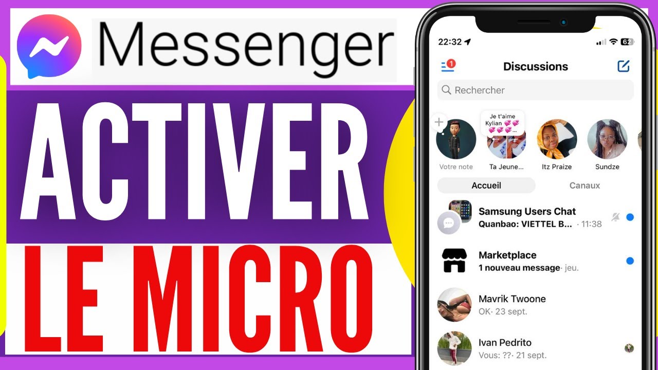 Comment Activer Le Micro Sur Messenger Iphone (2026)