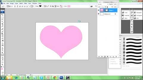 Put An Image Into Custom Shape Tutorial - Photoshop CS3