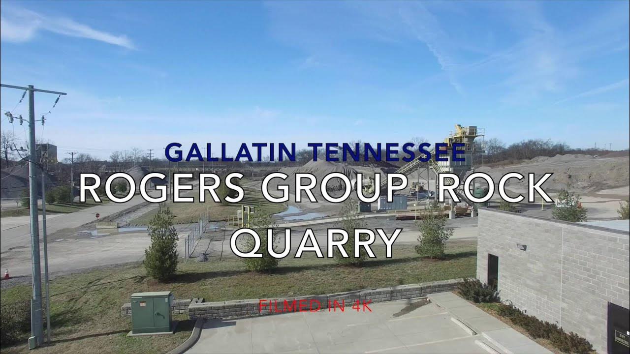 Drone Footage of the Rogers Group Rock Quarry and Pilot Knob Gallatin