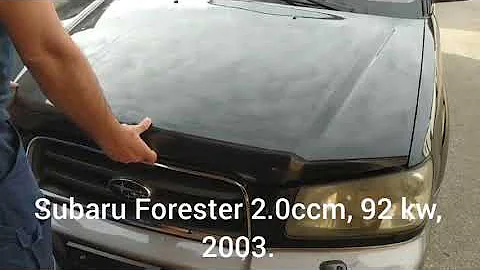 Subaru Forester Vin number